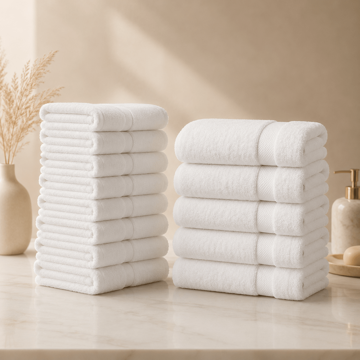 Premium bijeli Turski peškiri – – 12 - dijelni set (50x90cm) – slika 1