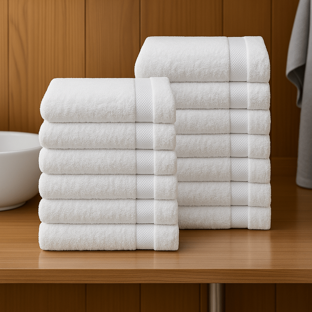 Premium bijeli Turski peškiri – – 12 - dijelni set (50x90cm) – slika 2