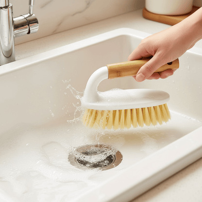 Premium Četka za Čišćenje s Ergonomskom Drvenom Drškom – Četke i pribor za čišćenje – Univerzalna – slika 2