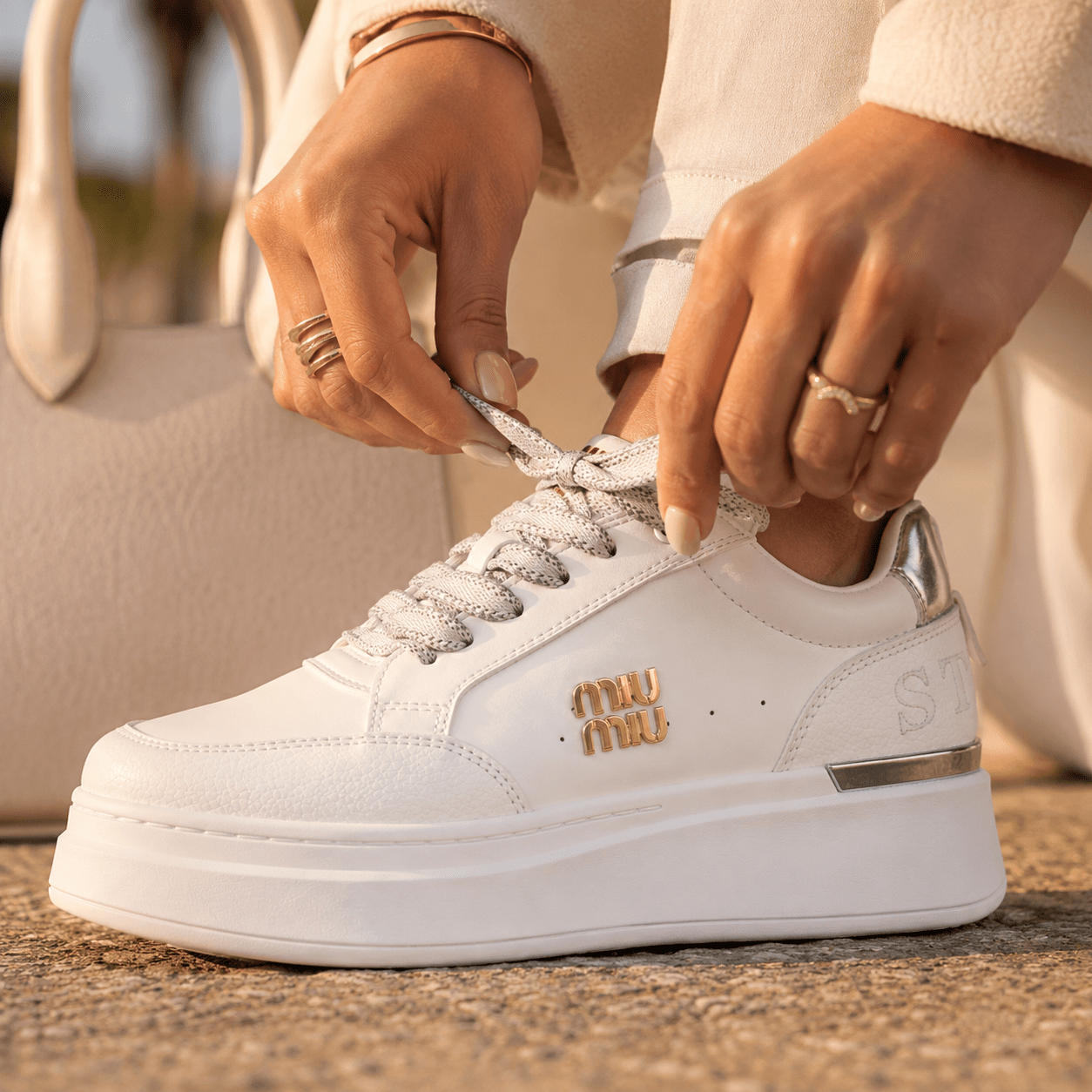 Premium Elegantne Tenisice – – 36 Bijela – slika 11