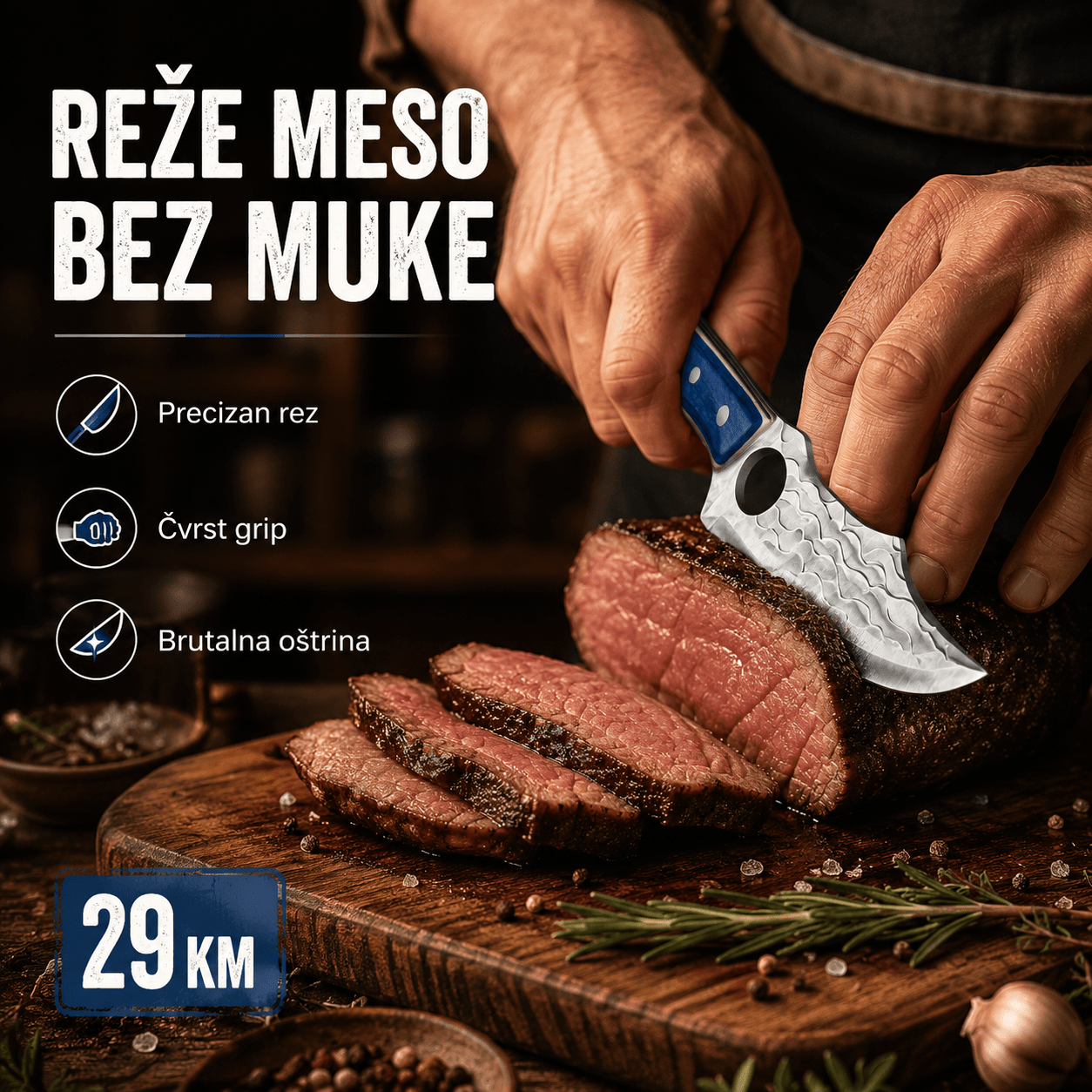 Premium Kuhinjski Nož (30 cm) – – – slika 3