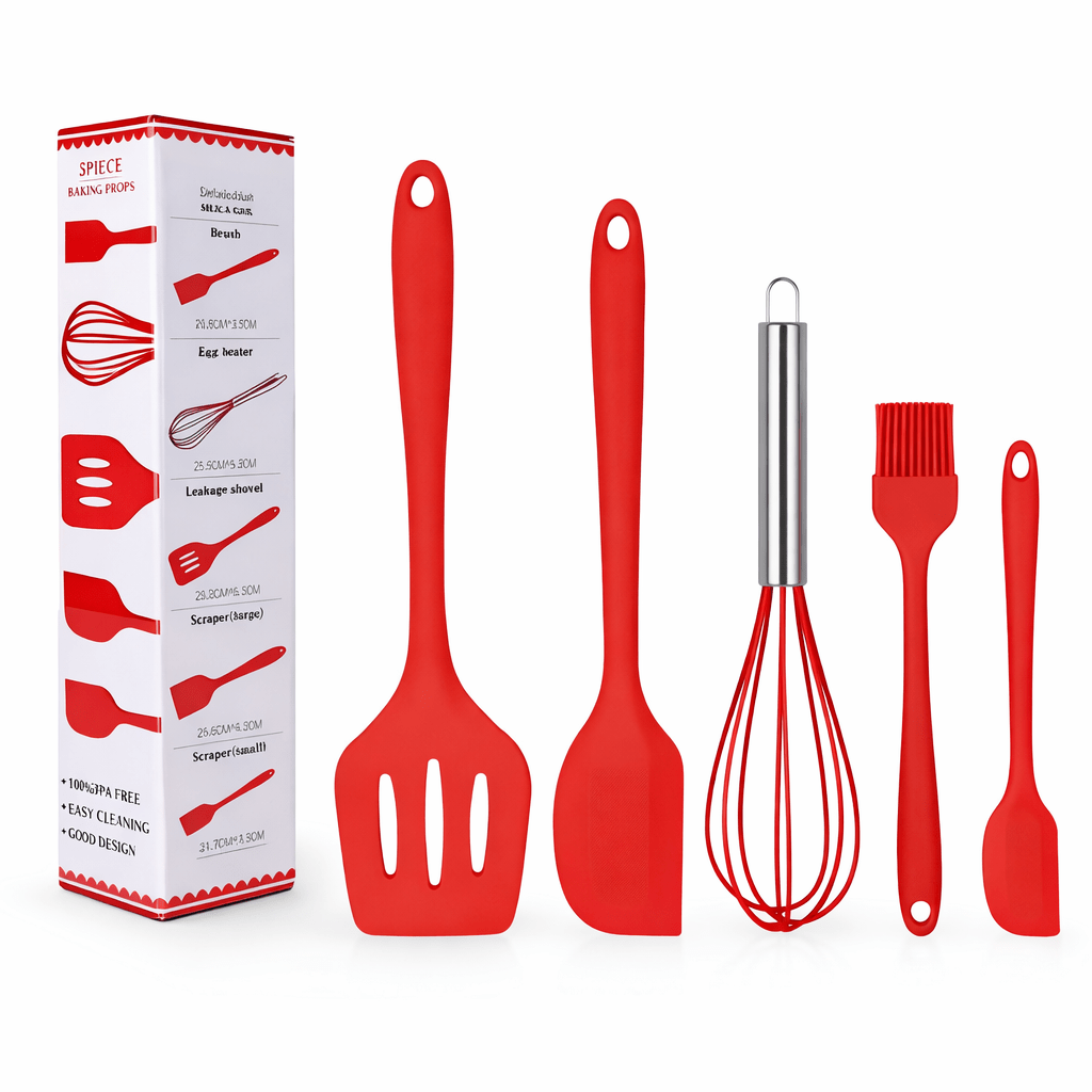 Premium Kuhinjski Set – – Crvena – slika 3