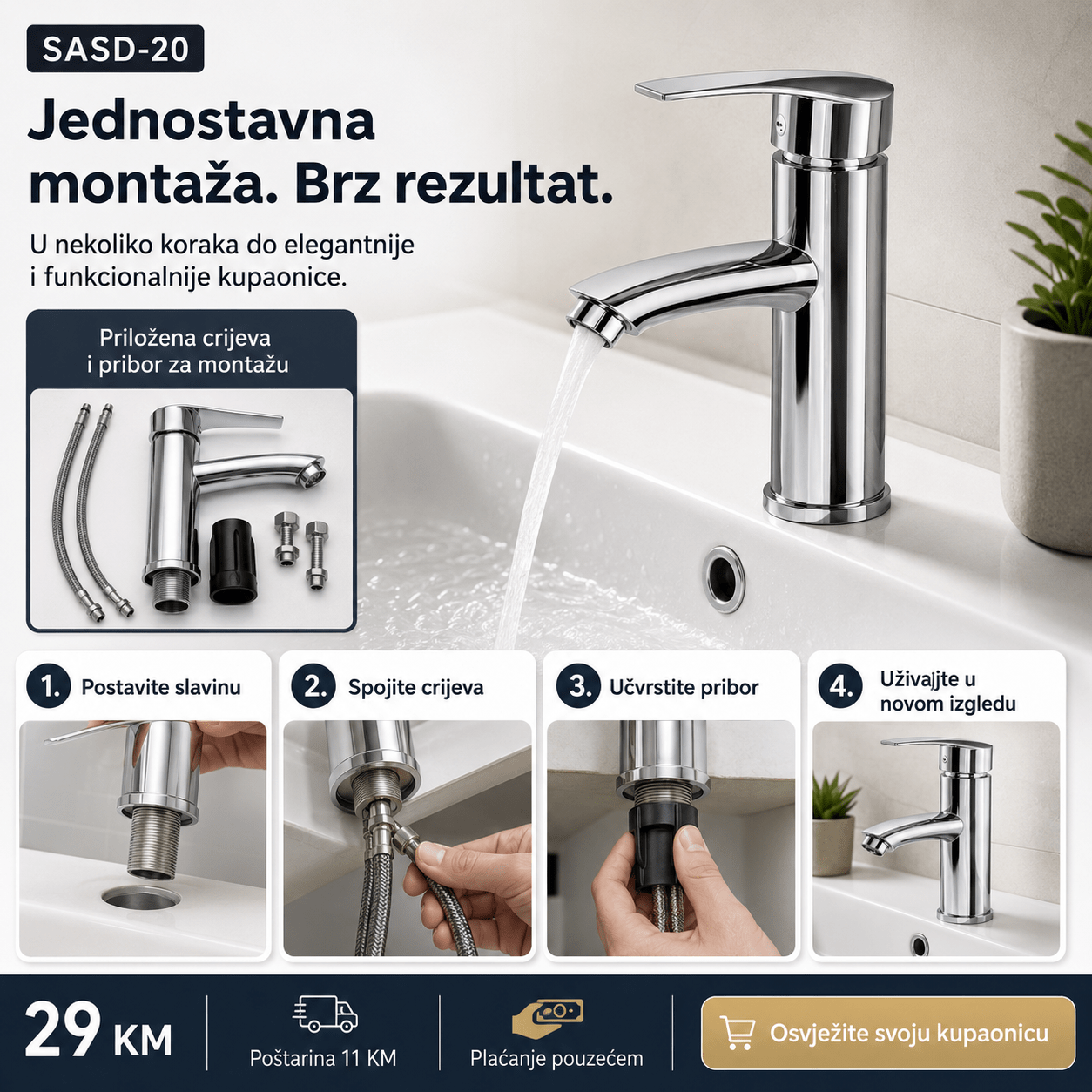 Premium Kupaonska Česma – – – slika 2