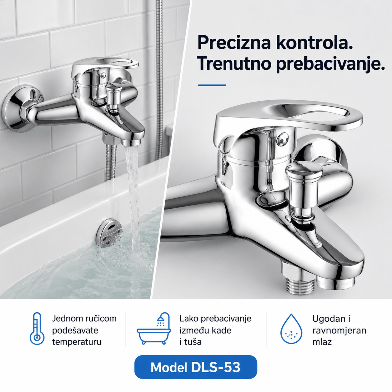 Premium Miješalica za Kadu i Tuš – – – slika 8