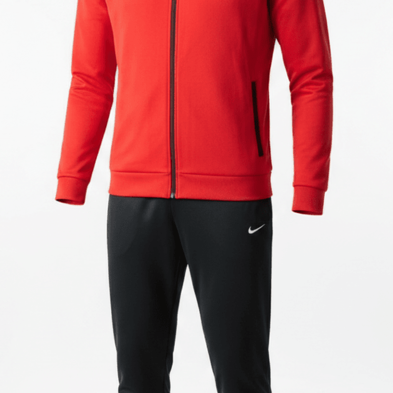 Premium Muška Sportska Trenerka – Sportska odjeća – S Crvena/Crna – slika 2