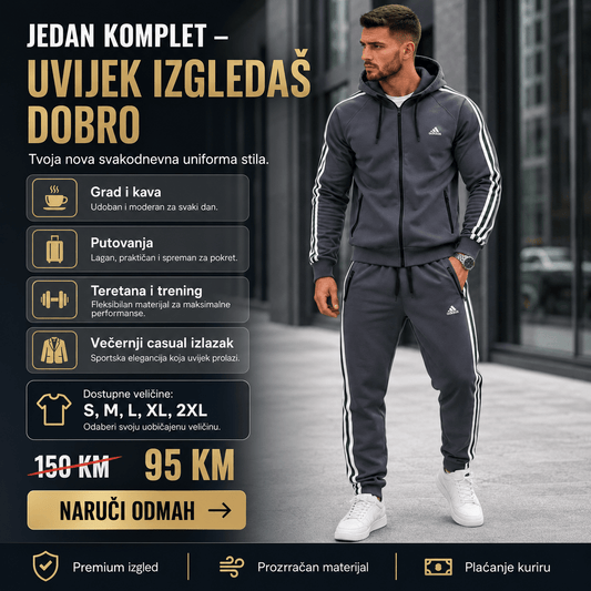 Premium Muška Trenerka – Trenerke i Sportska Odjeća – S – slika 1