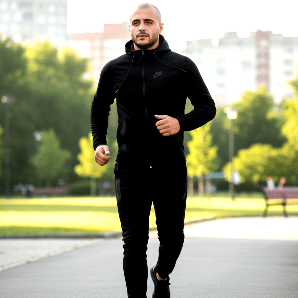 Premium Muška Trenerka Set – Muška Sportska Odjeća – M Crna – slika 5