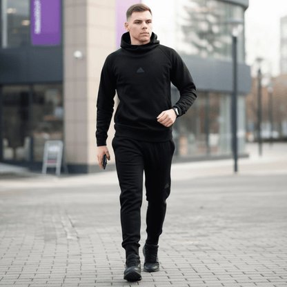 Premium Muška Trenirka – Muške trenirke – S Crna – slika 1