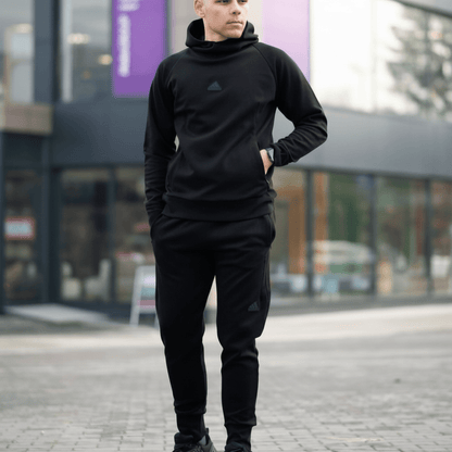 Premium Muška Trenirka – Muške trenirke – S Crna – slika 3