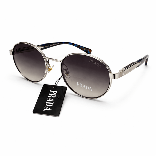 Premium Okrugle Sunčane Naočale – Srebrni Okvir i Elegantni Dizajn – – – slika 1