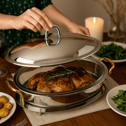 Premium Ovalna Posuda s Poklopcem – – – slika 3