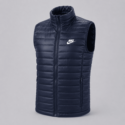 Premium plavi prošiveni prsluk – Muški prsluci – S – slika 2
