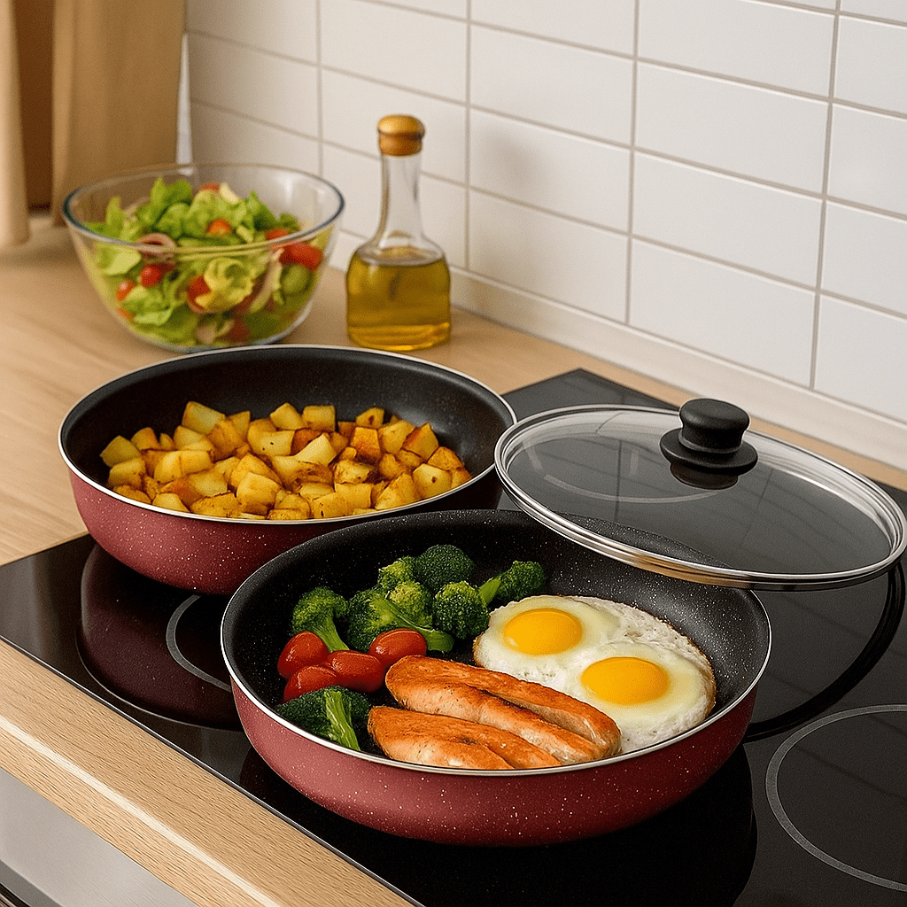 Premium Set od 3 Granitne Tepsije - SAMO KLIKNI