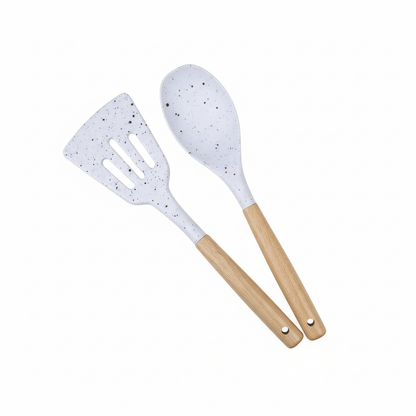 Premium Silikonski Set za Pečenje - Lopatica i Špatula 2/1 – Kuhinjski pribor – Univerzalna – slika 1