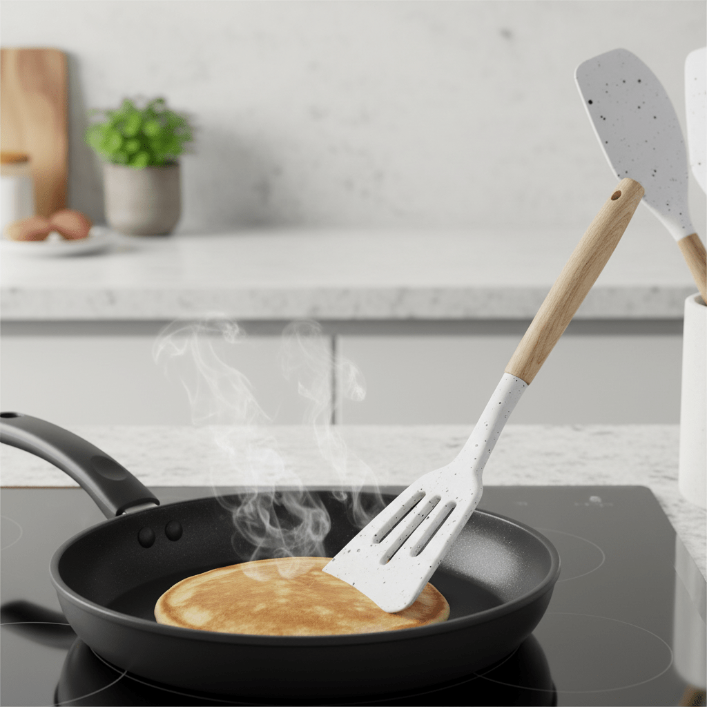 Premium Silikonski Set za Pečenje - Lopatica i Špatula 2/1 – Kuhinjski pribor – Univerzalna – slika 2