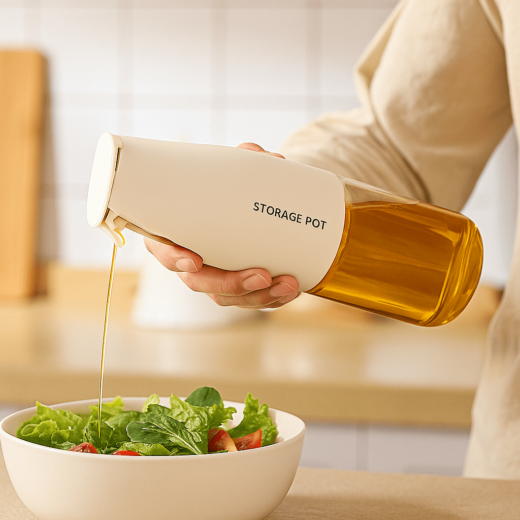 Premium Staklena Boca za Ulje i Začine - SAMO KLIKNI