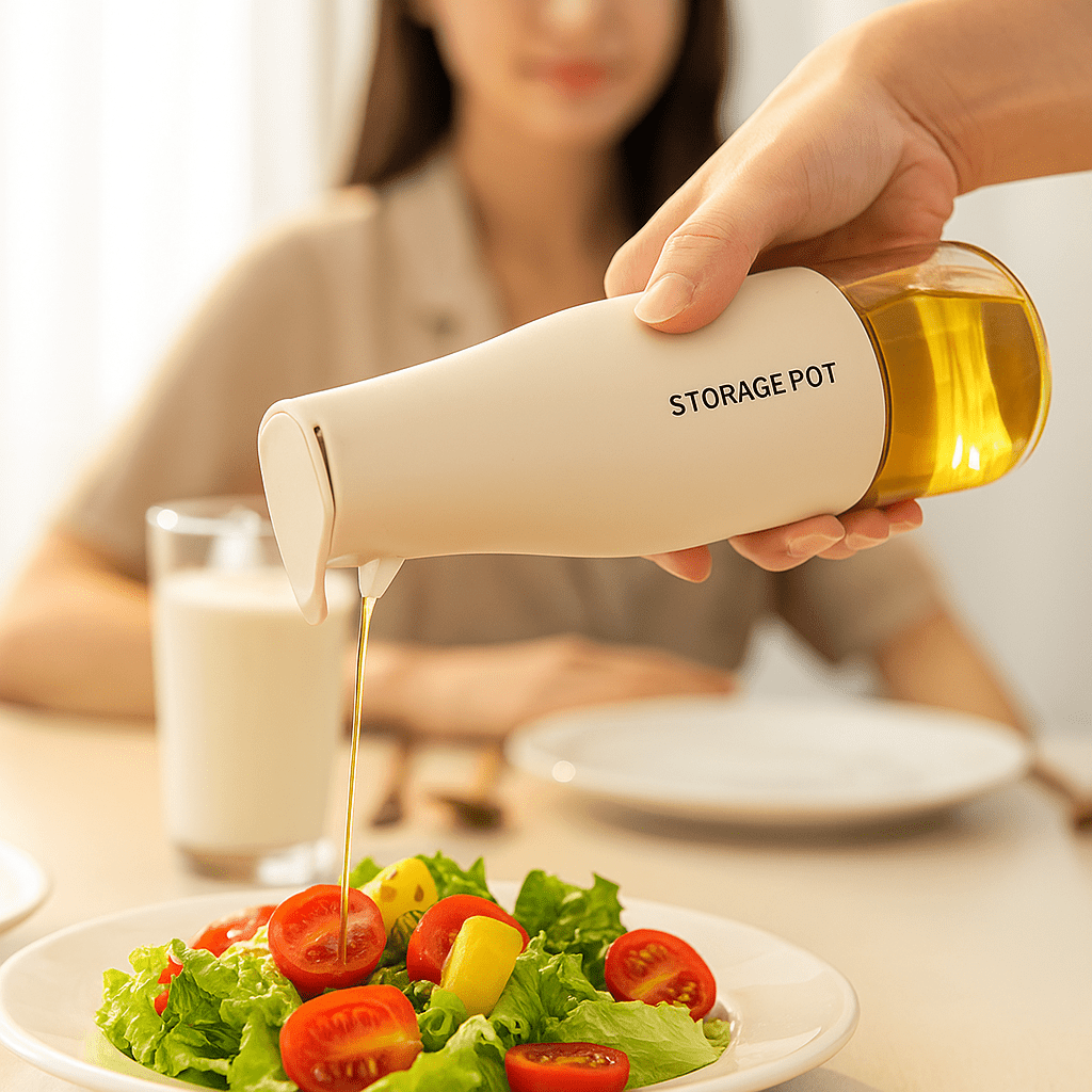 Premium Staklena Boca za Ulje i Začine - SAMO KLIKNI