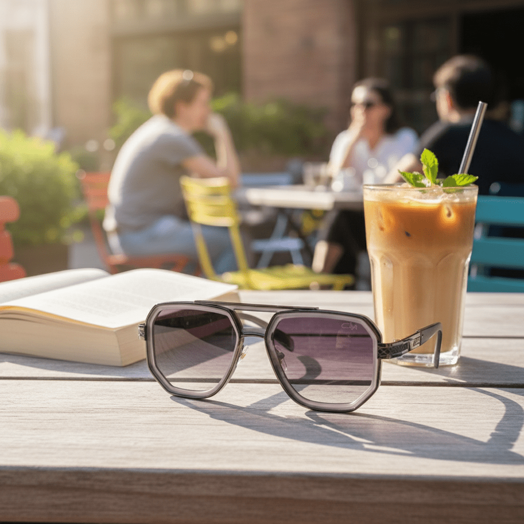 Premium Sunčane Naočale – Sunčane naočale – Univerzalna Tamno Siva – slika 3