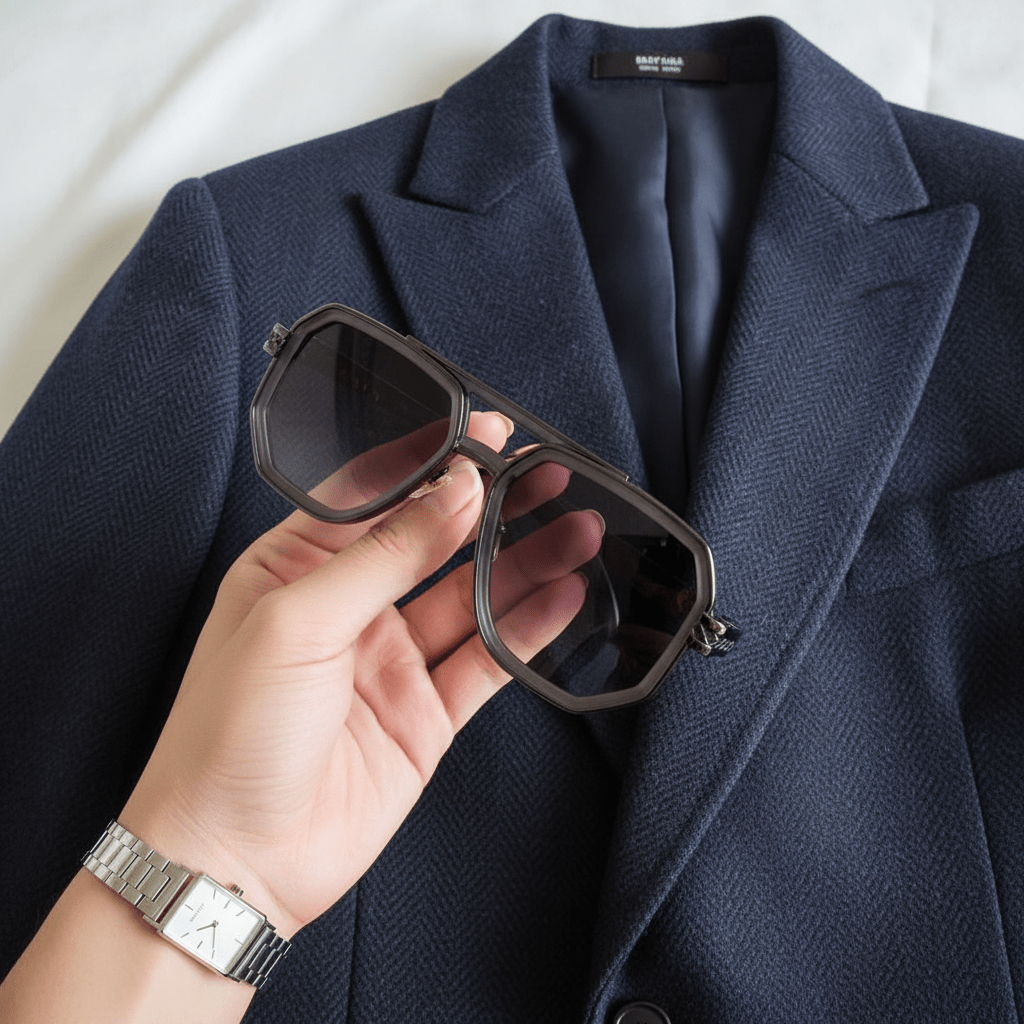 Premium Sunčane Naočale – Sunčane naočale – Univerzalna Tamno Siva – slika 5