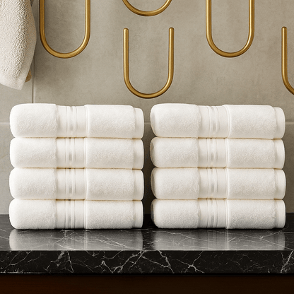 Premium Turski Ručnici – – Plavi 12 - dijelni set 50x90cm – slika 17