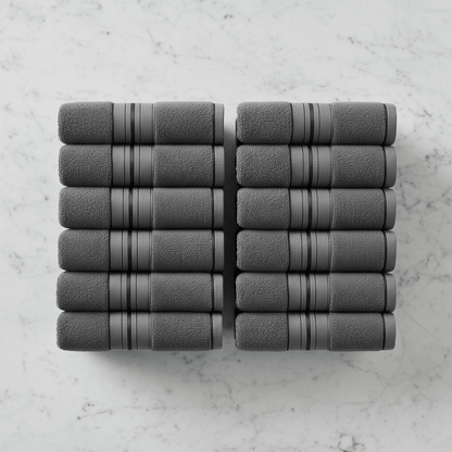 Premium Turski Ručnici – – Rozi 12 - dijelni set 50x90cm – slika 20