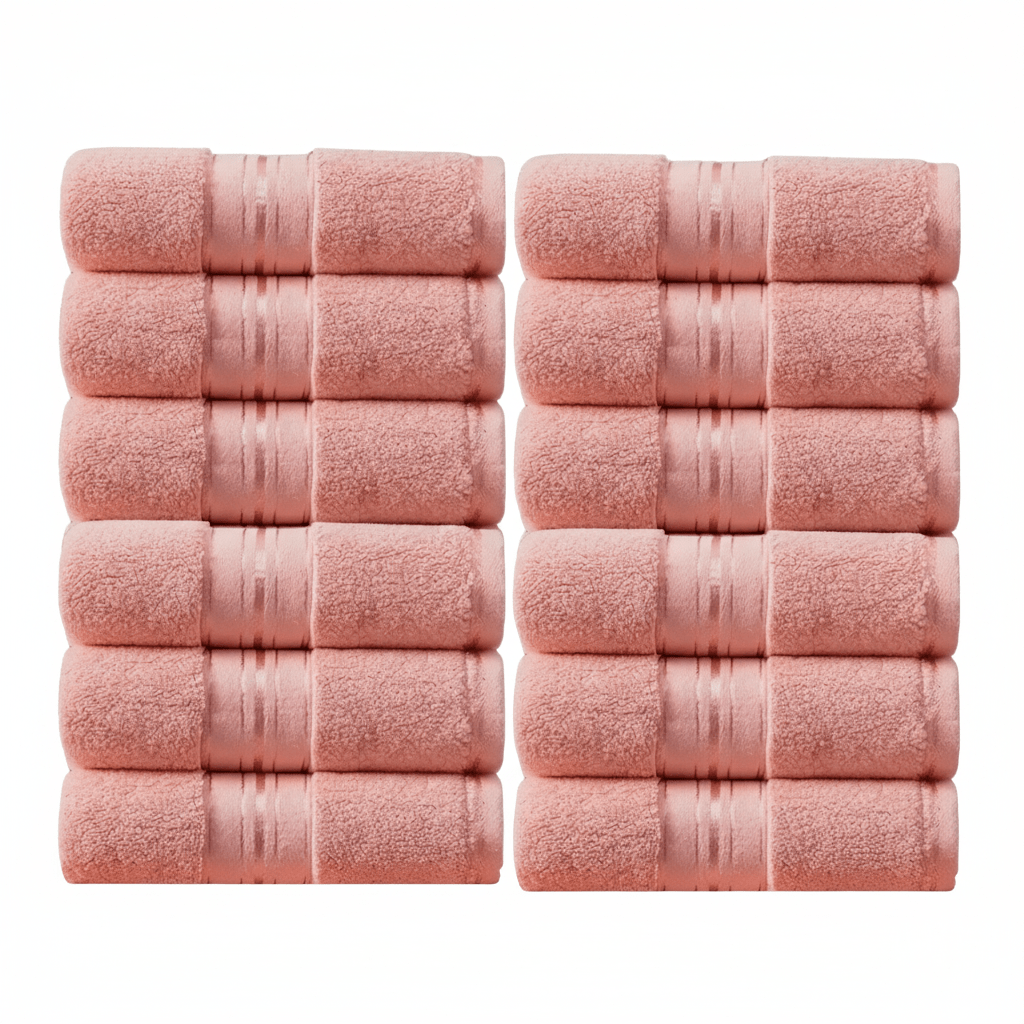 Premium Turski Ručnici – – Sivi 12 - dijelni set 50x90cm – slika 2