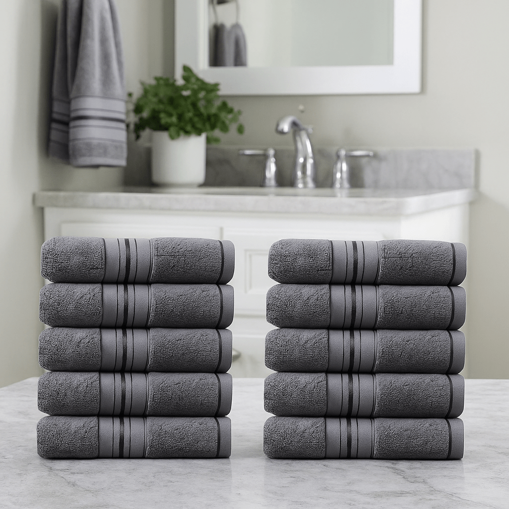 Premium Turski Ručnici – – Bijeli 12 - dijelni set 50x90cm – slika 8
