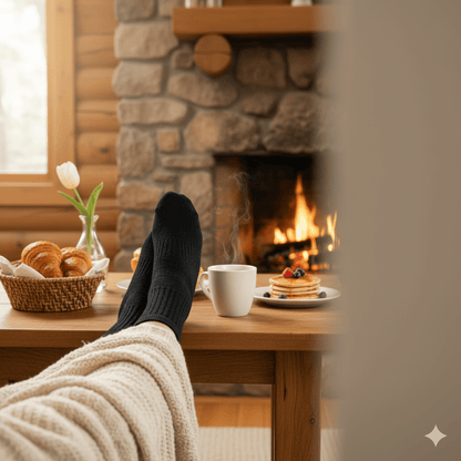 Premium Vunene Čarape Crne – Set od 12 Pari – – – slika 9