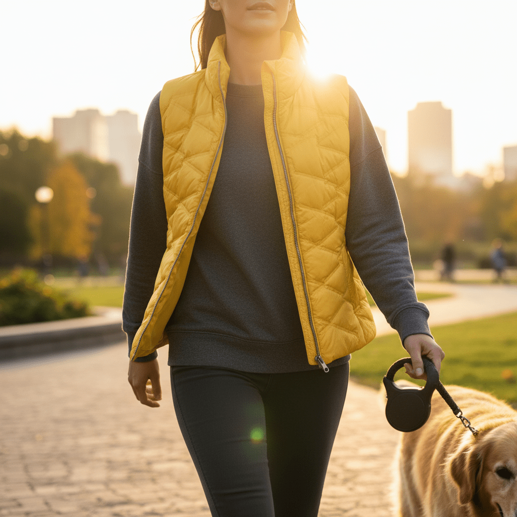 Premium Ženski Prsluk – – Žuta – slika 5