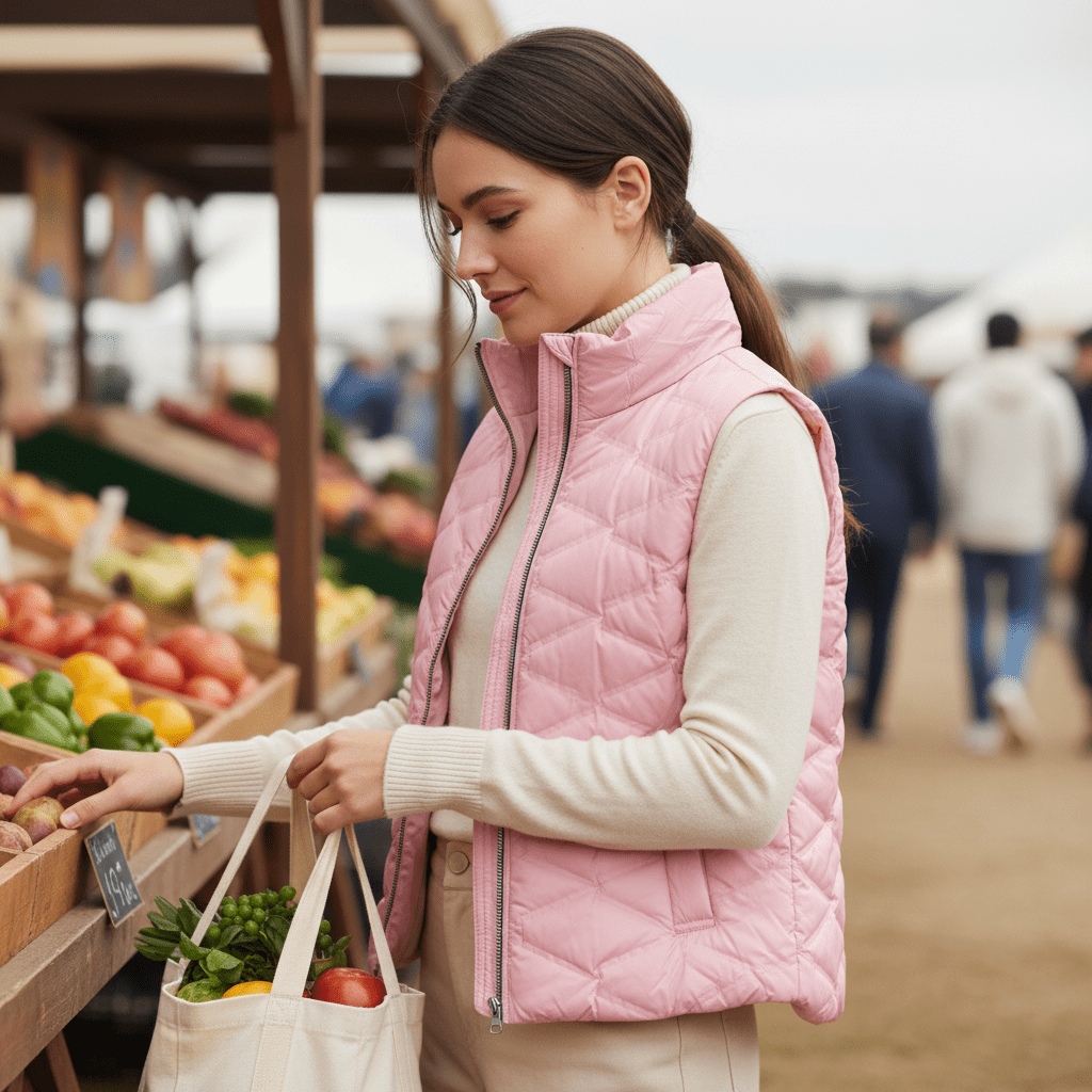 Premium Ženski Prsluk – – Crna – slika 4