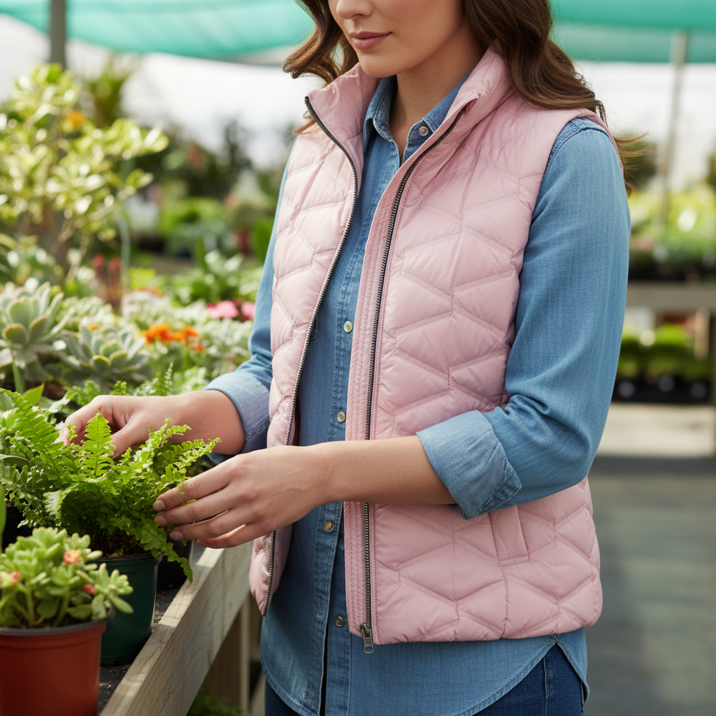 Premium Ženski Prsluk – – Roza – slika 9