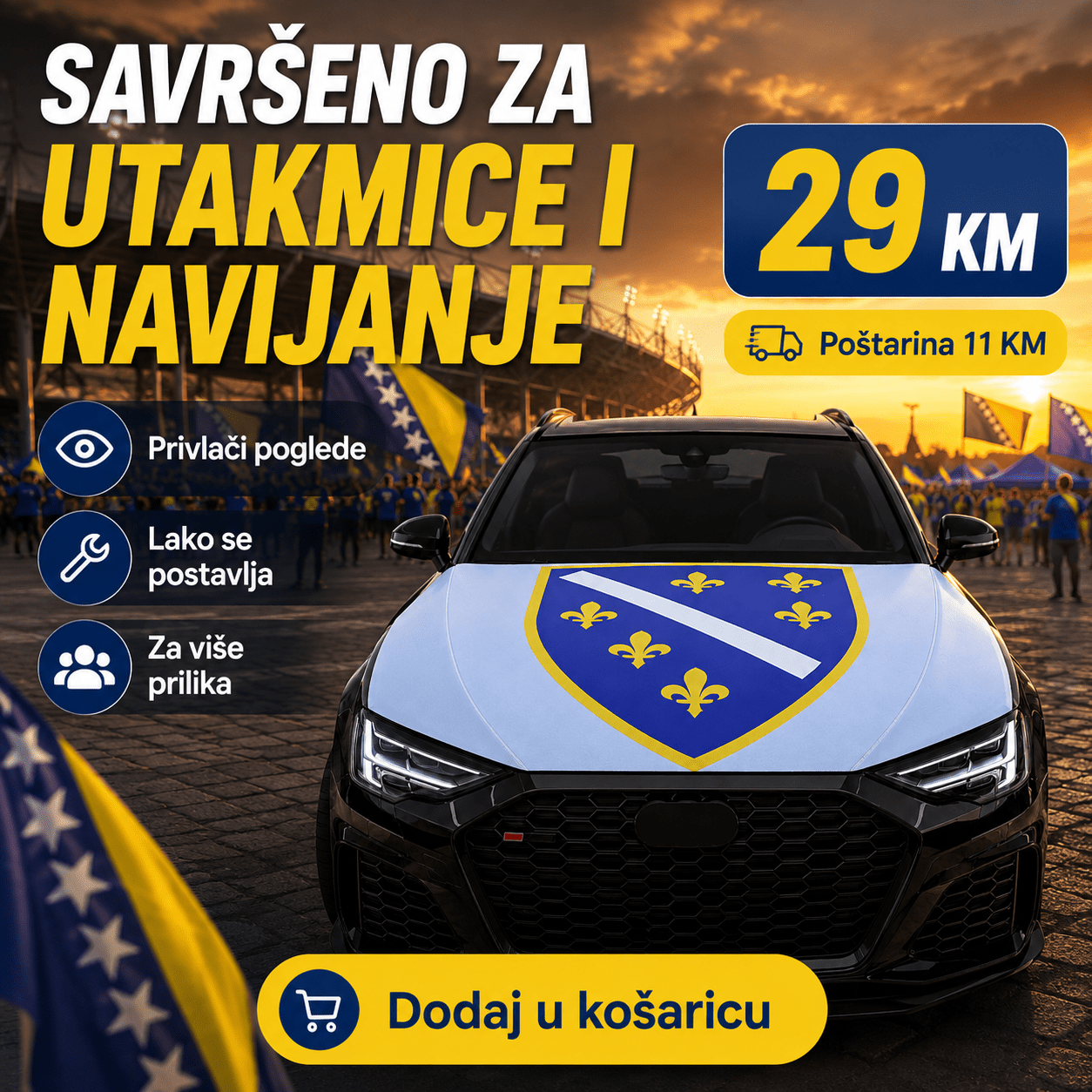 🇧🇦 Presvlaka za Haubu – – Model.2 – slika 15