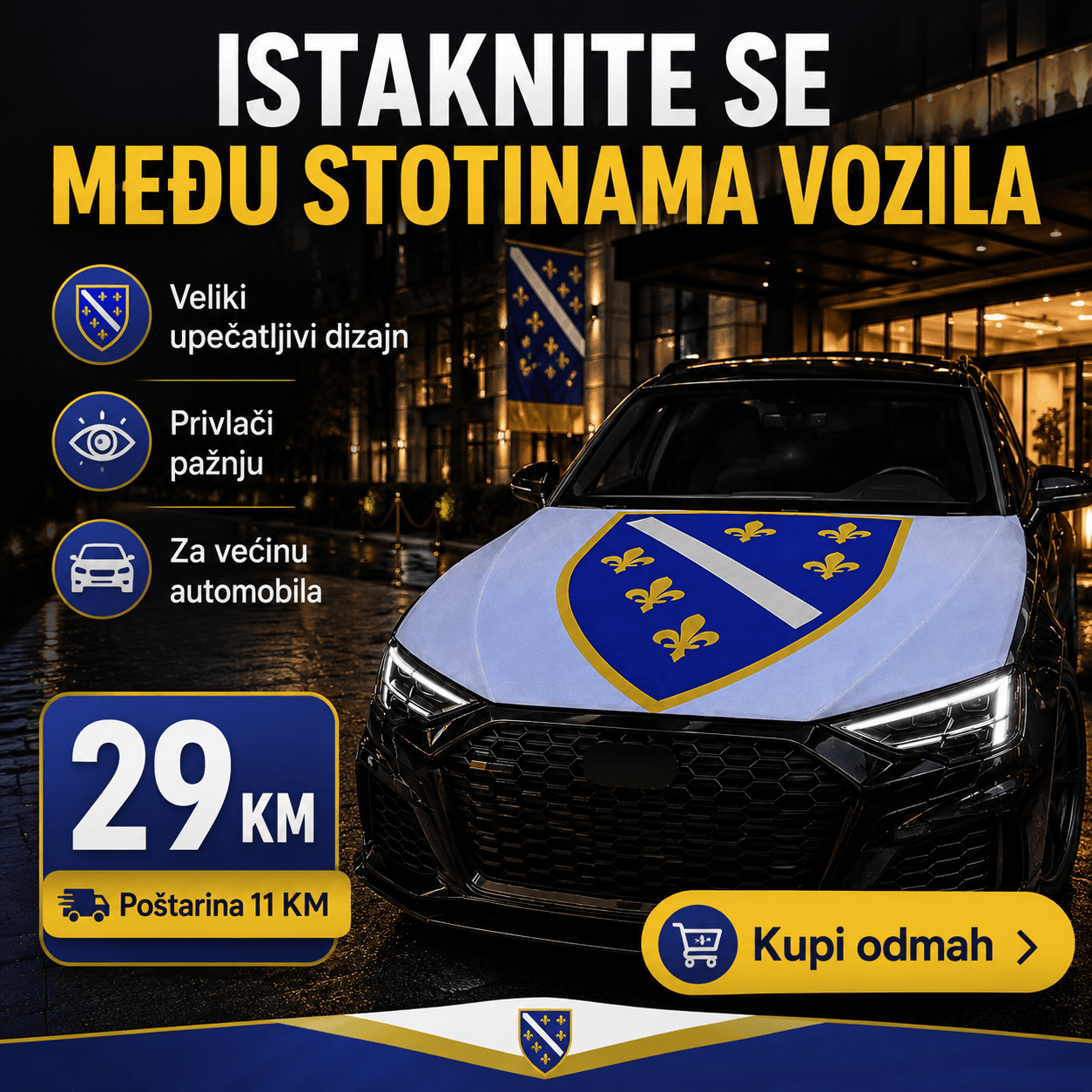 🇧🇦 Presvlaka za Haubu – – Model.2 – slika 10