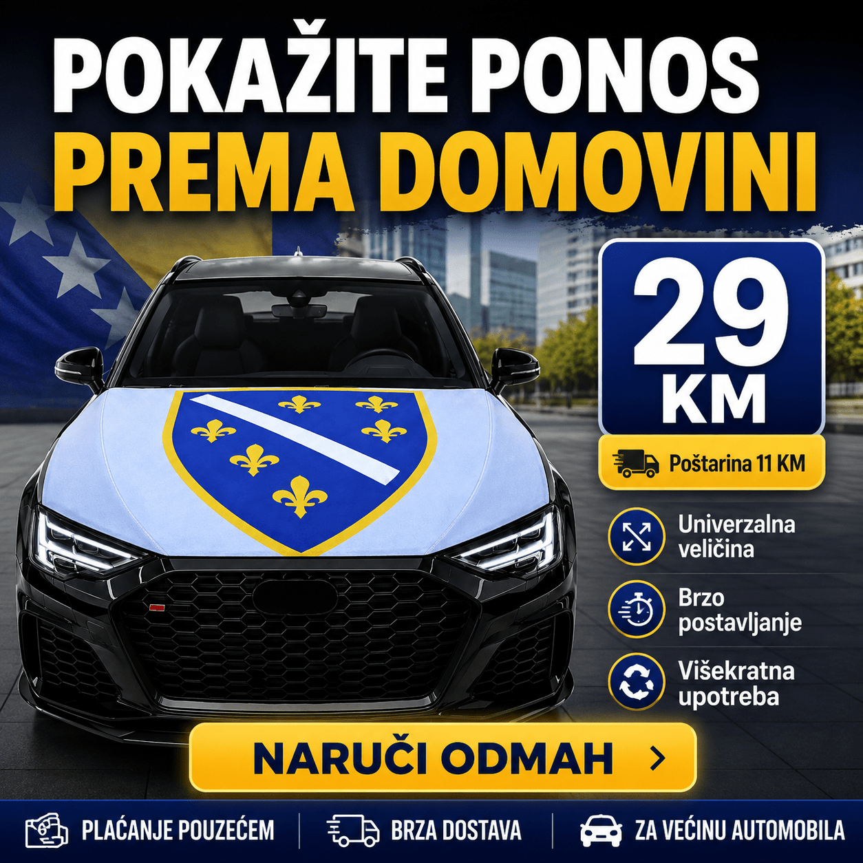 🇧🇦 Presvlaka za Haubu – – Model.2 – slika 12
