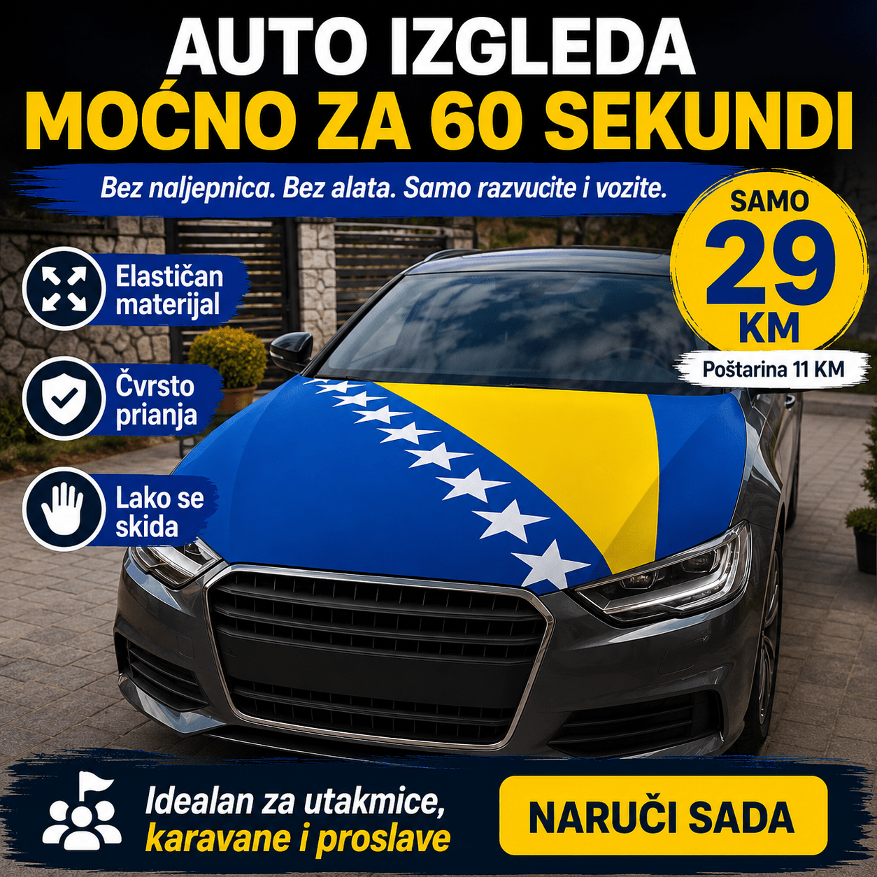 🇧🇦 Presvlaka za Haubu – – Model.2 – slika 4