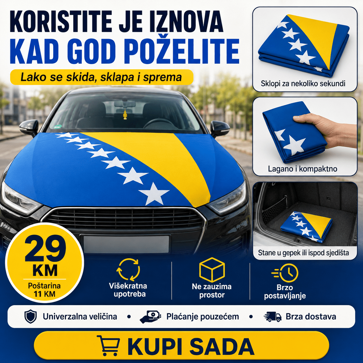 🇧🇦 Presvlaka za Haubu – – Model.2 – slika 9