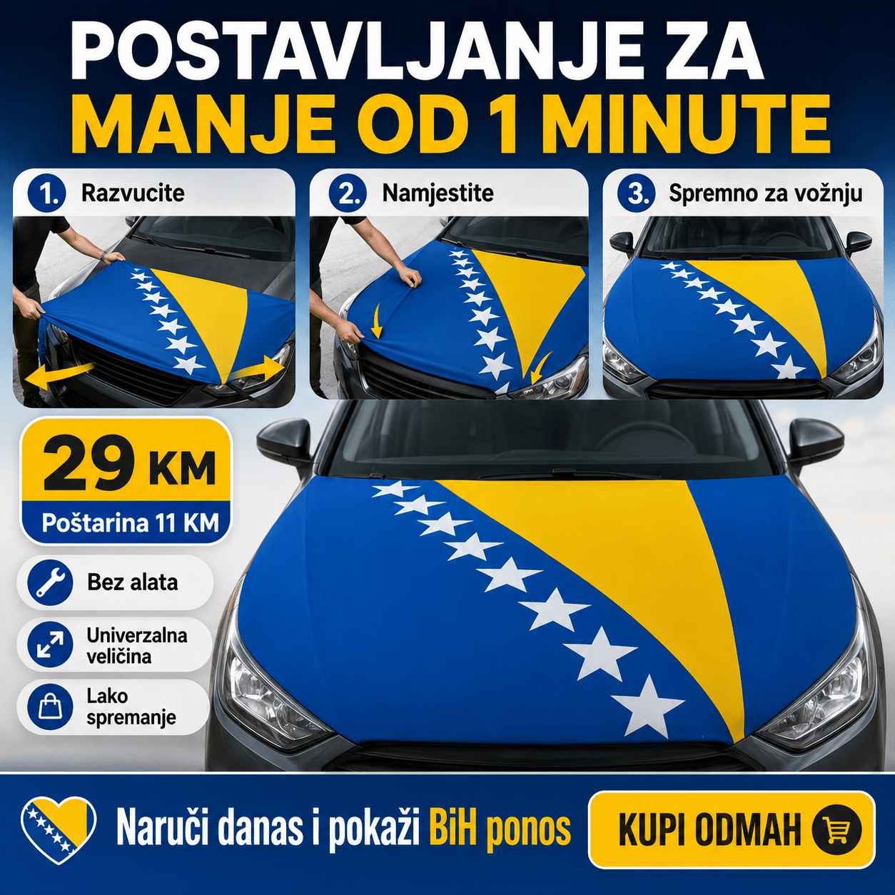🇧🇦 Presvlaka za Haubu – – Model.2 – slika 6