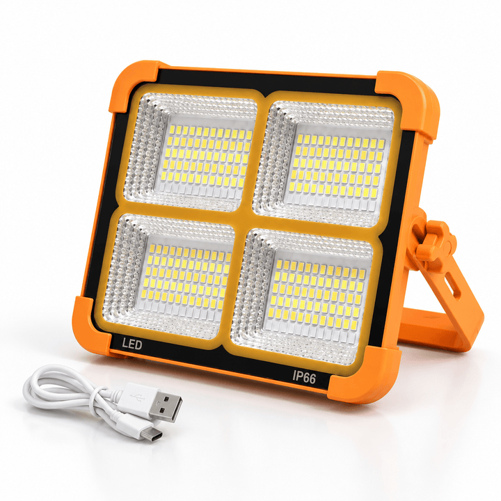 Prijenosna solarna LED lampa – četiri svjetlosne površine