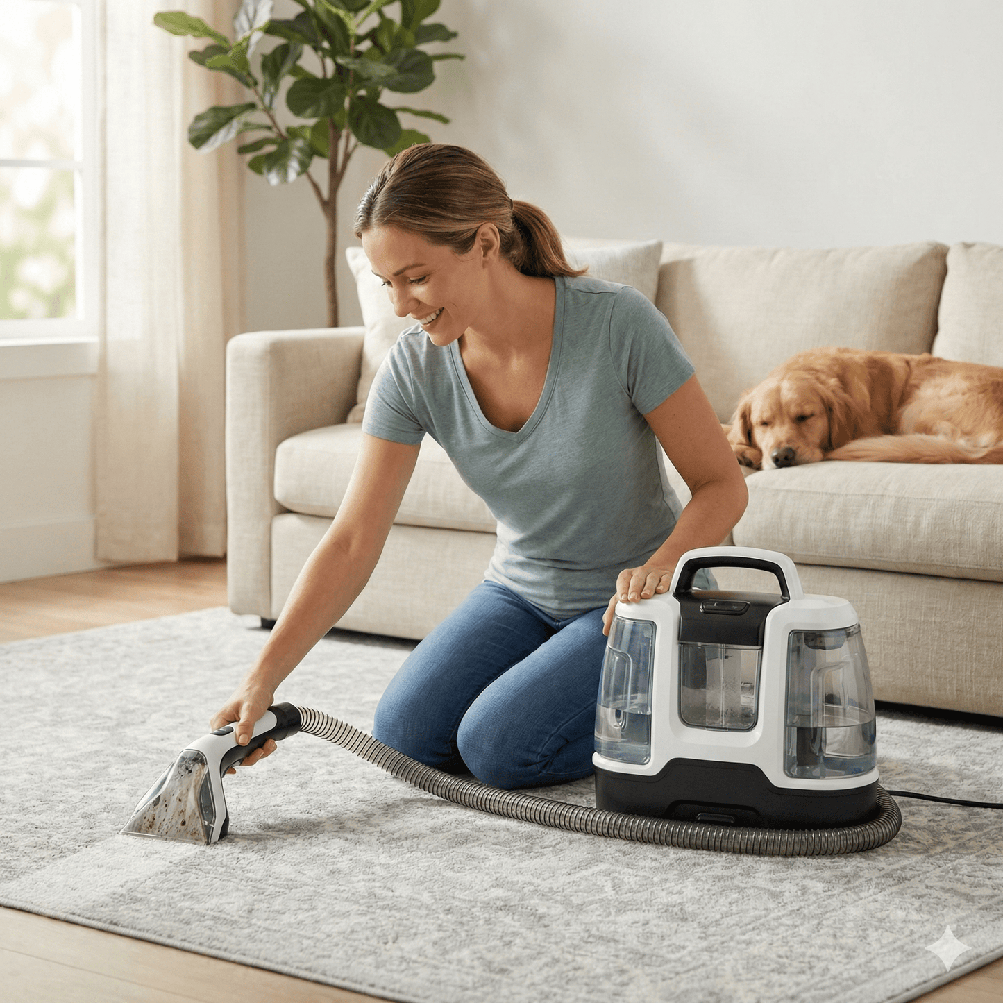 Prijenosni čistač tepiha i tapeciranog namještaja – – – slika 1