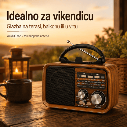 Prijenosni Retro Radio RX-BT031 s Bluetoothom – Radio uređaji – – slika 7
