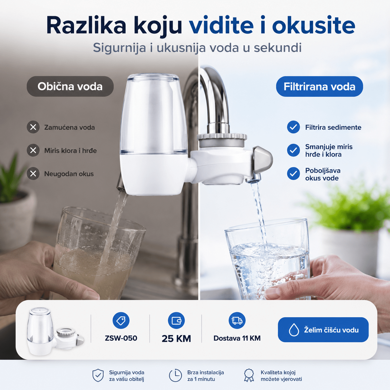 Pročišćivač Vode za Česmu – Kućanski Pribor i Čišćenje – – slika 6