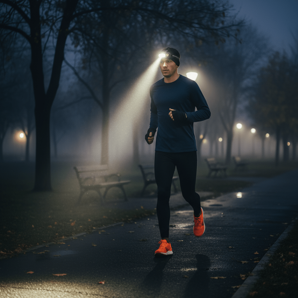 Profesionalna LED Naglavna Lampa za Sve Prilike – Svjetiljke – Crna Univerzalna – slika 6