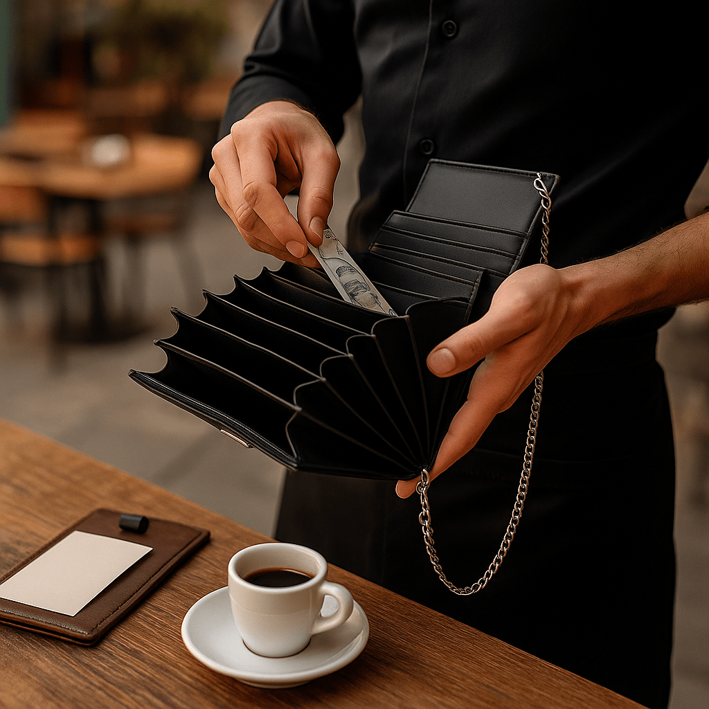 Profesionalni Konobarski Novčanik - SAMO KLIKNI