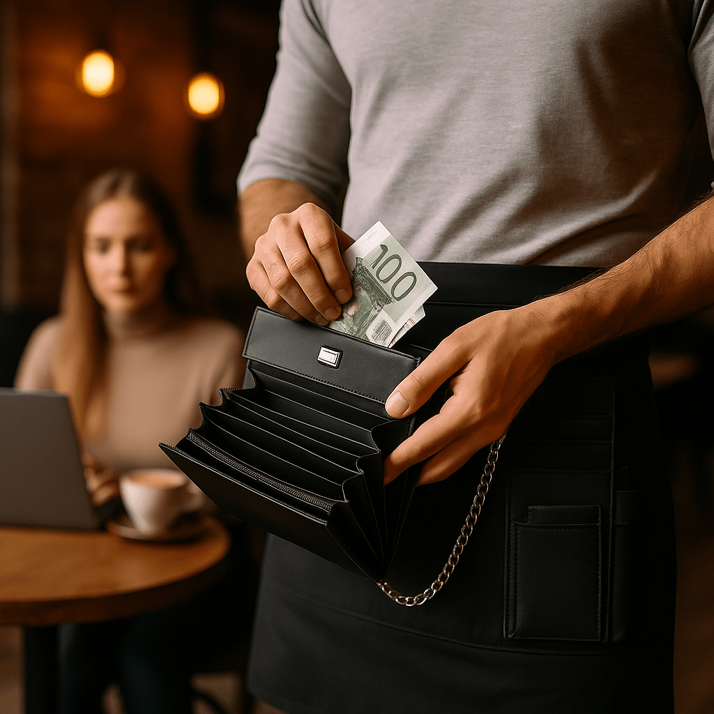 Profesionalni Konobarski Novčanik - SAMO KLIKNI