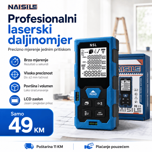 Profesionalni Laserski Daljinomjer – – – slika 1