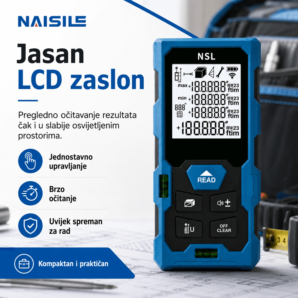 Profesionalni Laserski Daljinomjer – – – slika 3