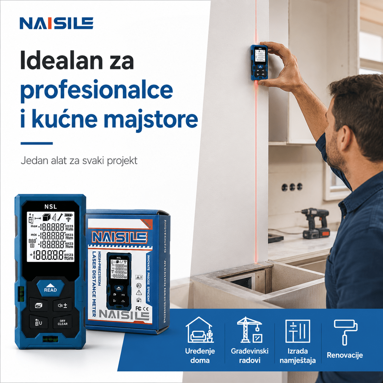 Profesionalni Laserski Daljinomjer – – – slika 5