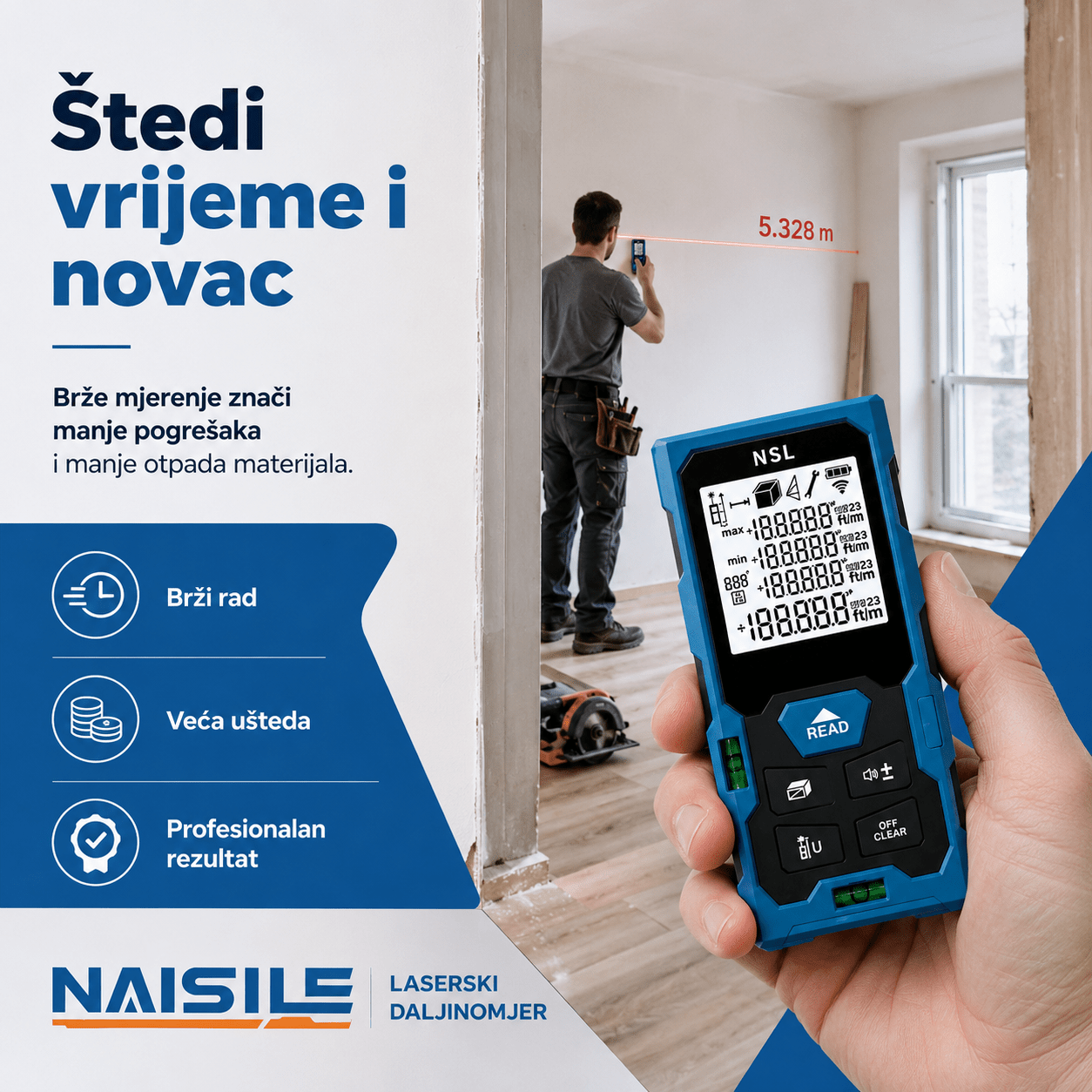 Profesionalni Laserski Daljinomjer – – – slika 2