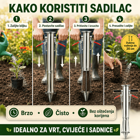 Profesionalni Sadilac za Presađivanje Biljaka – Uređenje Bašte i Dvorišta – – slika 2
