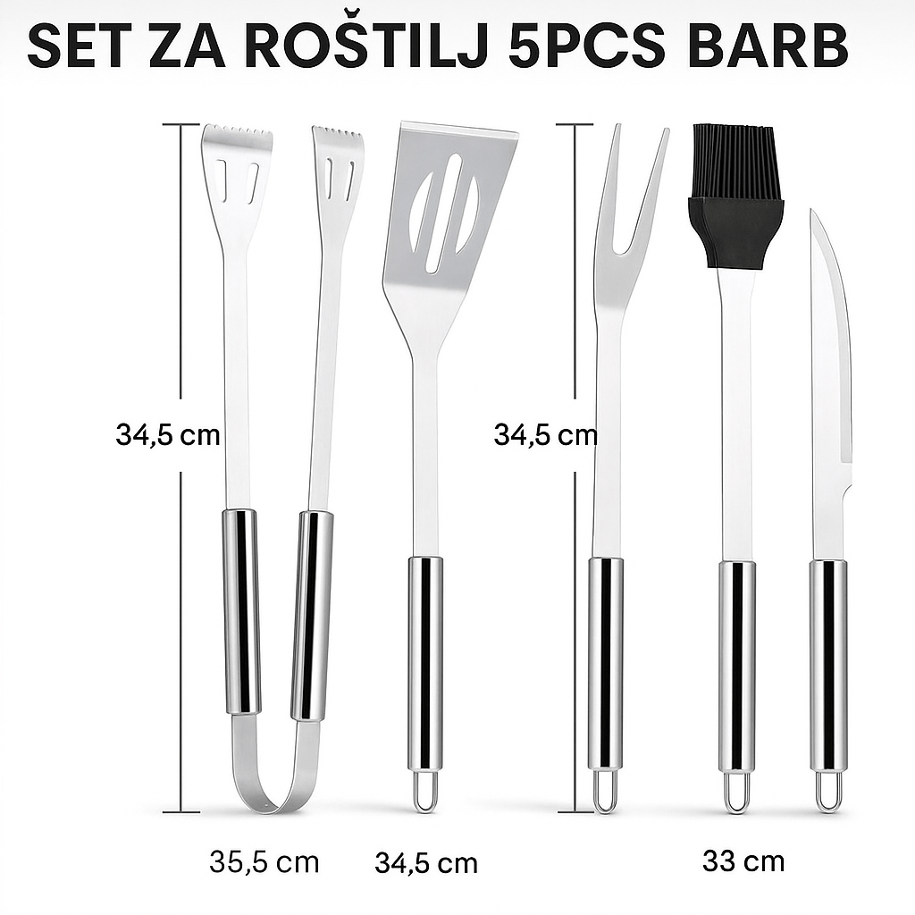 Profesionalni Set za Roštilj - SAMO KLIKNI